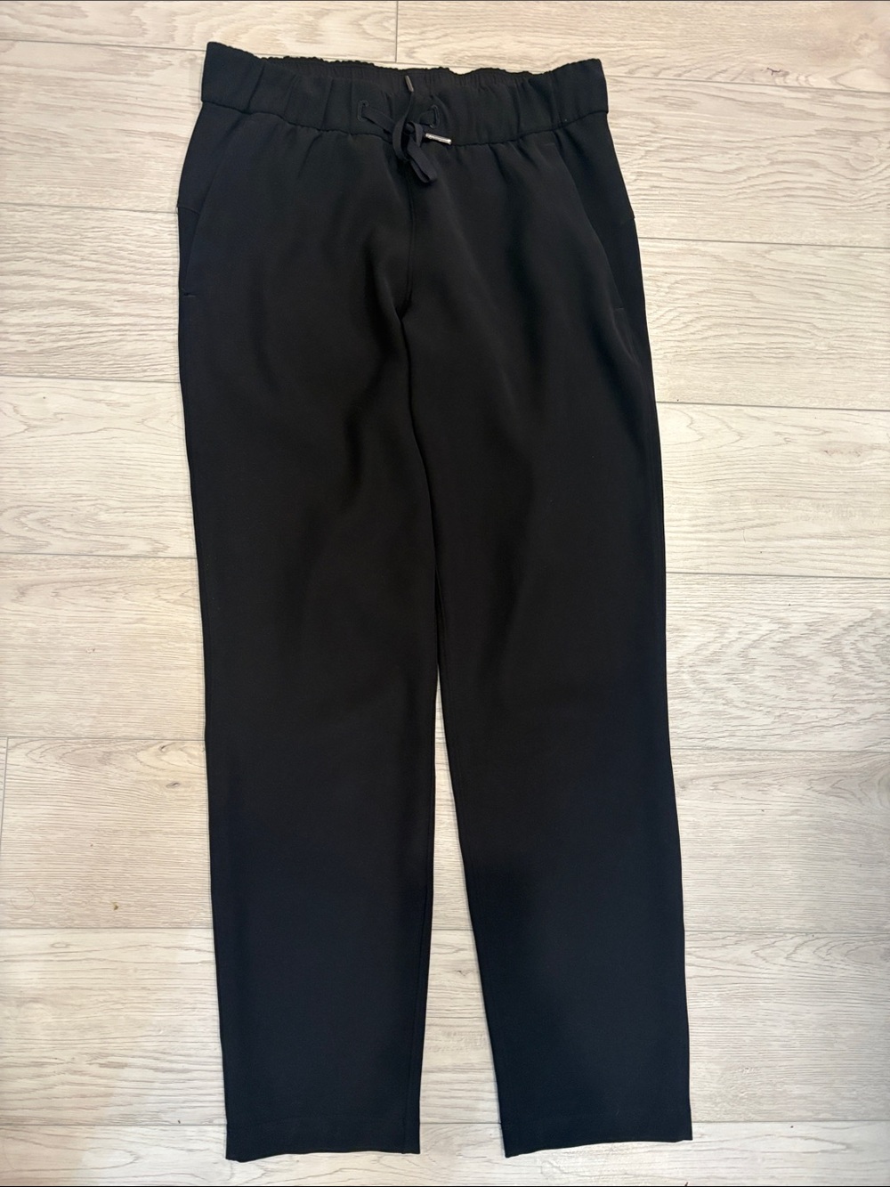 lululemon athletica Black Drawstring Tapered Pants